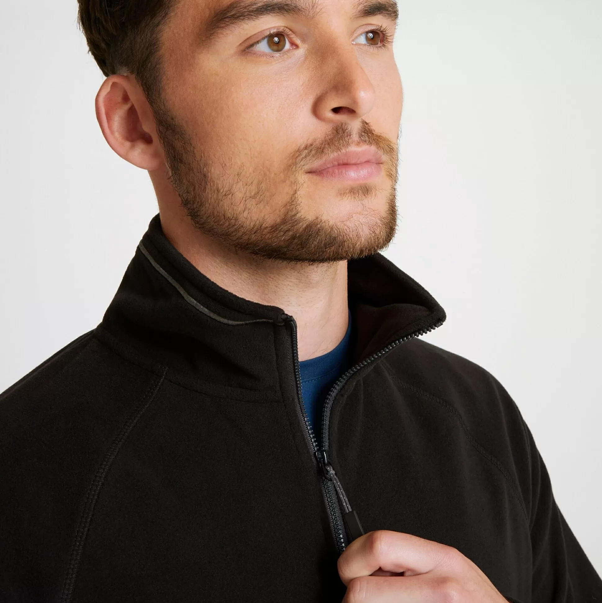 Craghoppers Expert Corey 200 Fleece Half Zip Fleece - Black<Womens Half Zip Fleece | Half Zip Fleece