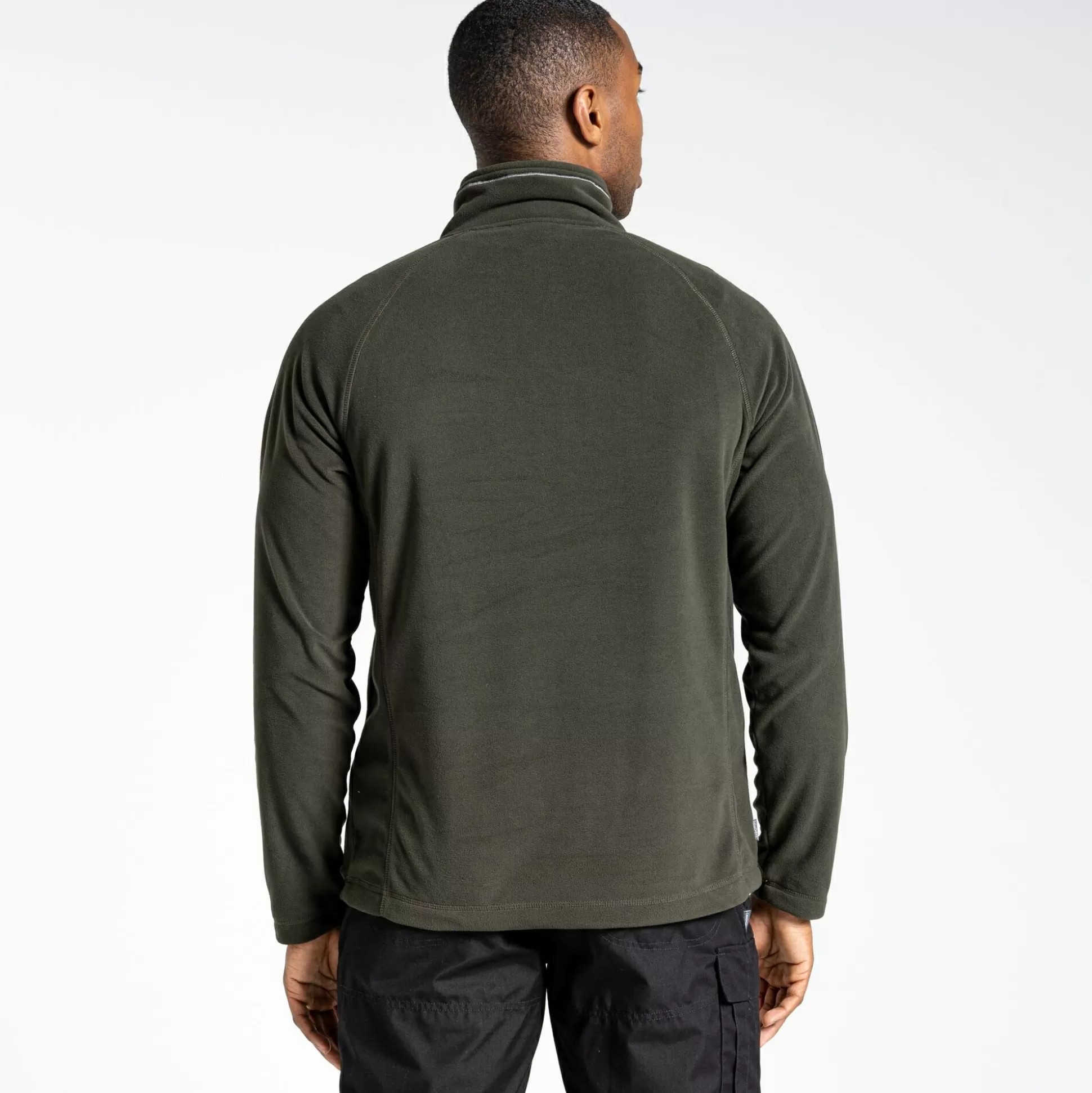 Craghoppers Expert Corey 200 Fleece Half Zip Fleece - Dark Cedar Green<Mens Half Zip Fleece
