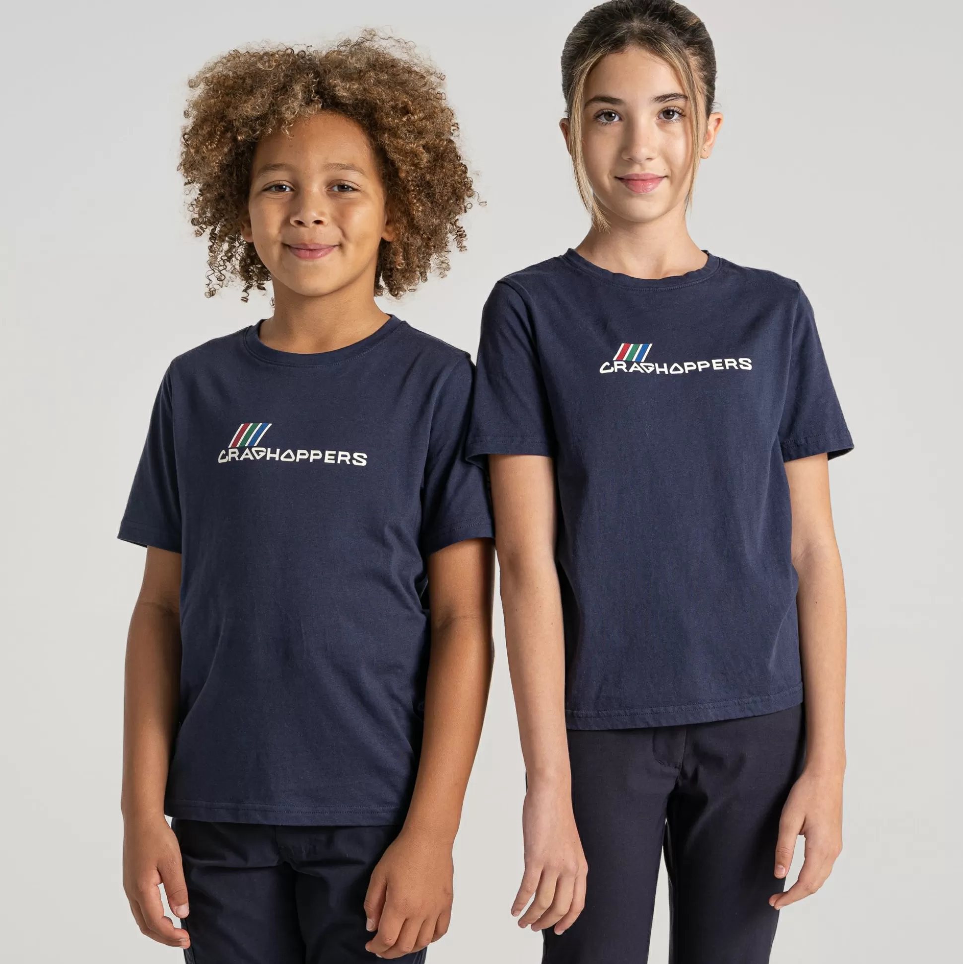 Craghoppers Kid'S Ellis Short Sleeved T-Shirt - Blue Navy Brand Carrier<Kids Long Sleeve