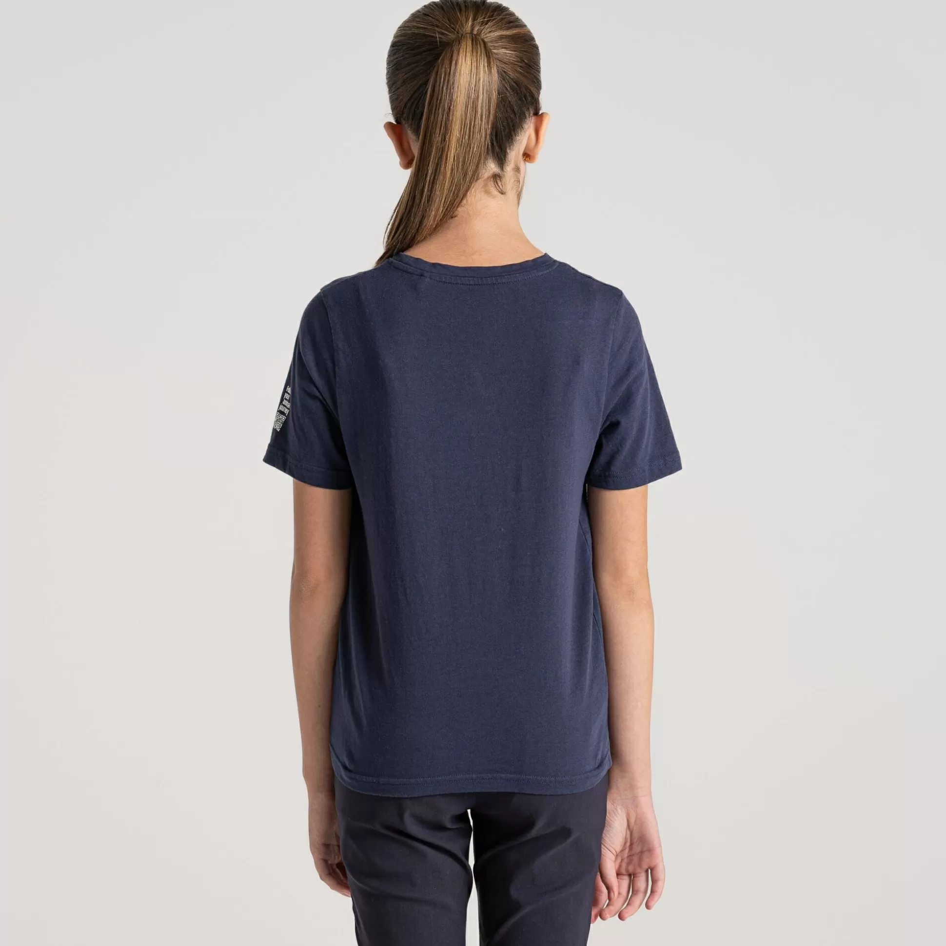 Craghoppers Kid'S Ellis Short Sleeved T-Shirt - Blue Navy Brand Carrier<Kids Long Sleeve