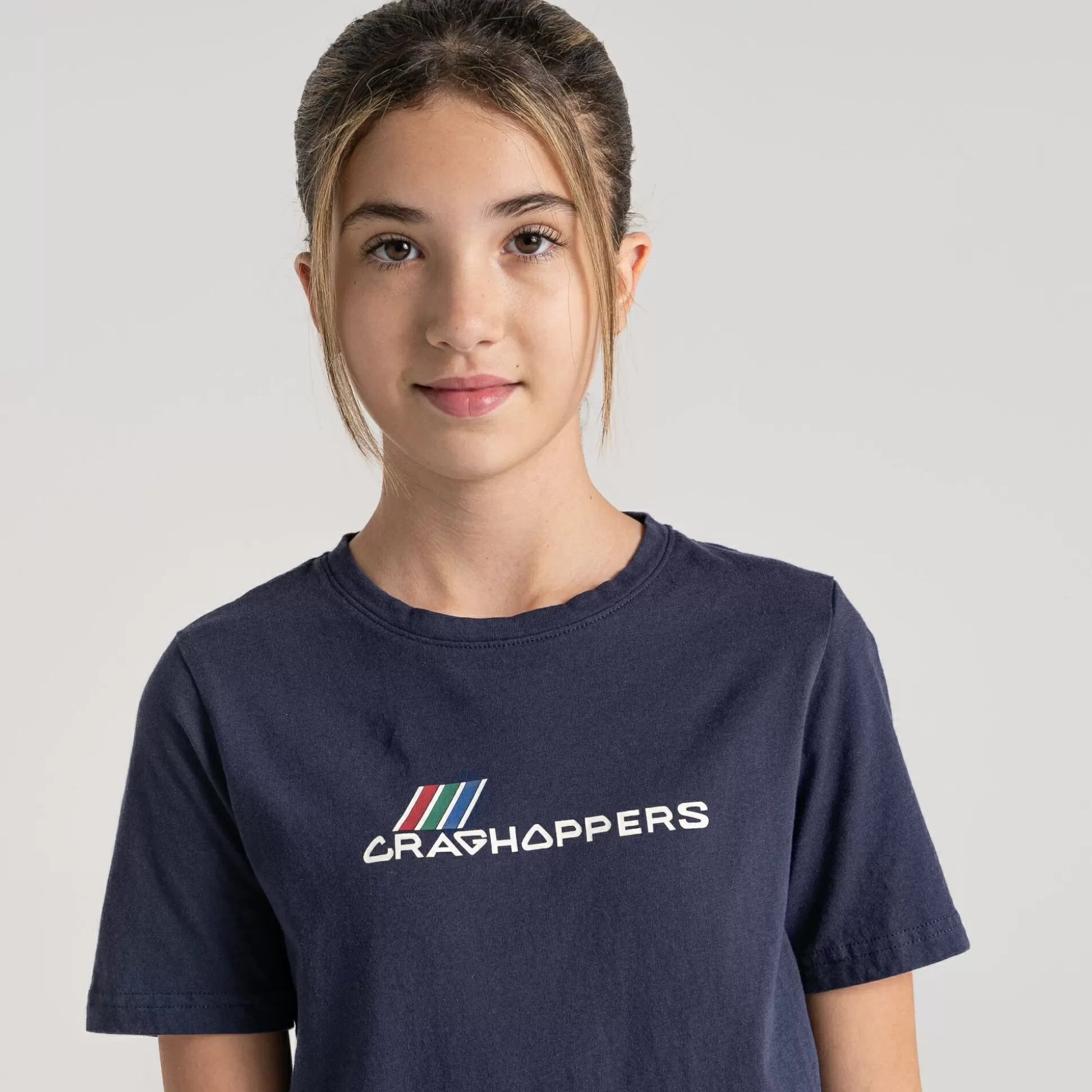 Craghoppers Kid'S Ellis Short Sleeved T-Shirt - Blue Navy Brand Carrier<Kids Long Sleeve