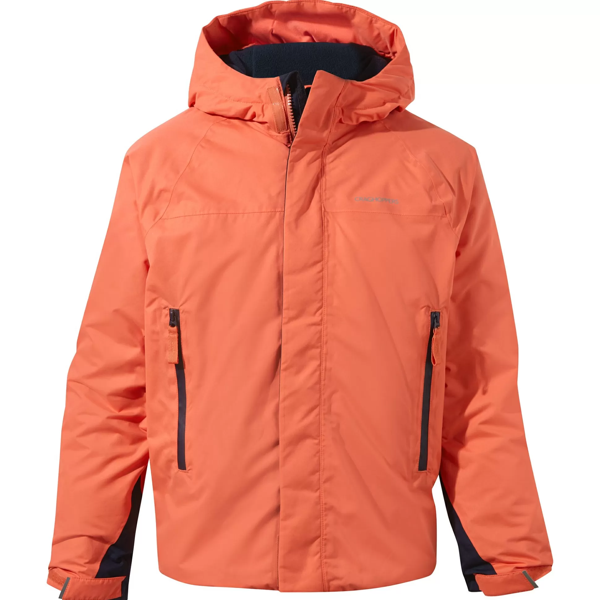 Craghoppers Kid'S Harue Insulated Jacket - Fusion Coral / Blue Navy<Kids Insulated Jackets