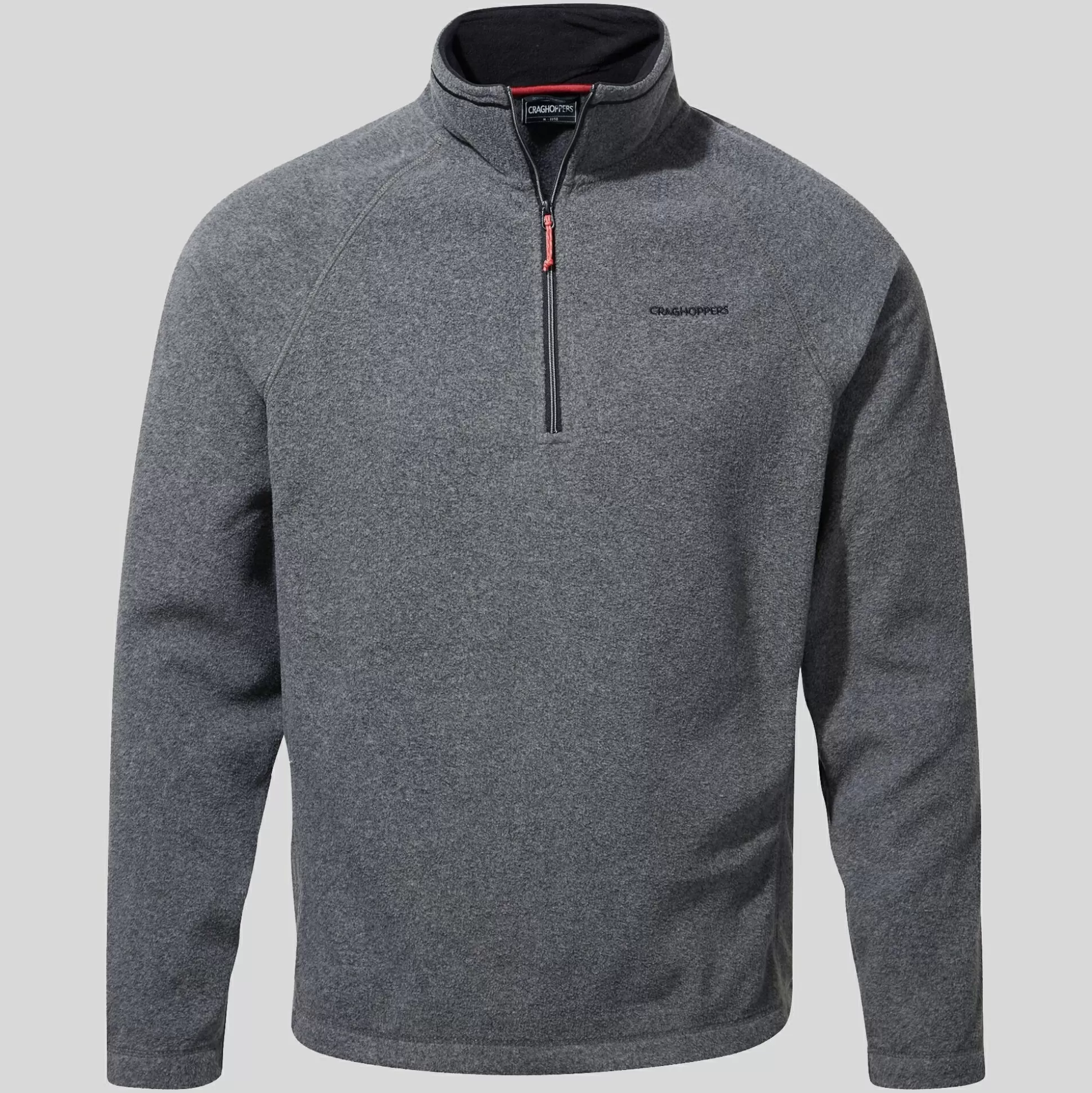 Craghoppers Men'S Corey Half Zip Fleece - Black Pepper Marl<Mens Half Zip Fleece