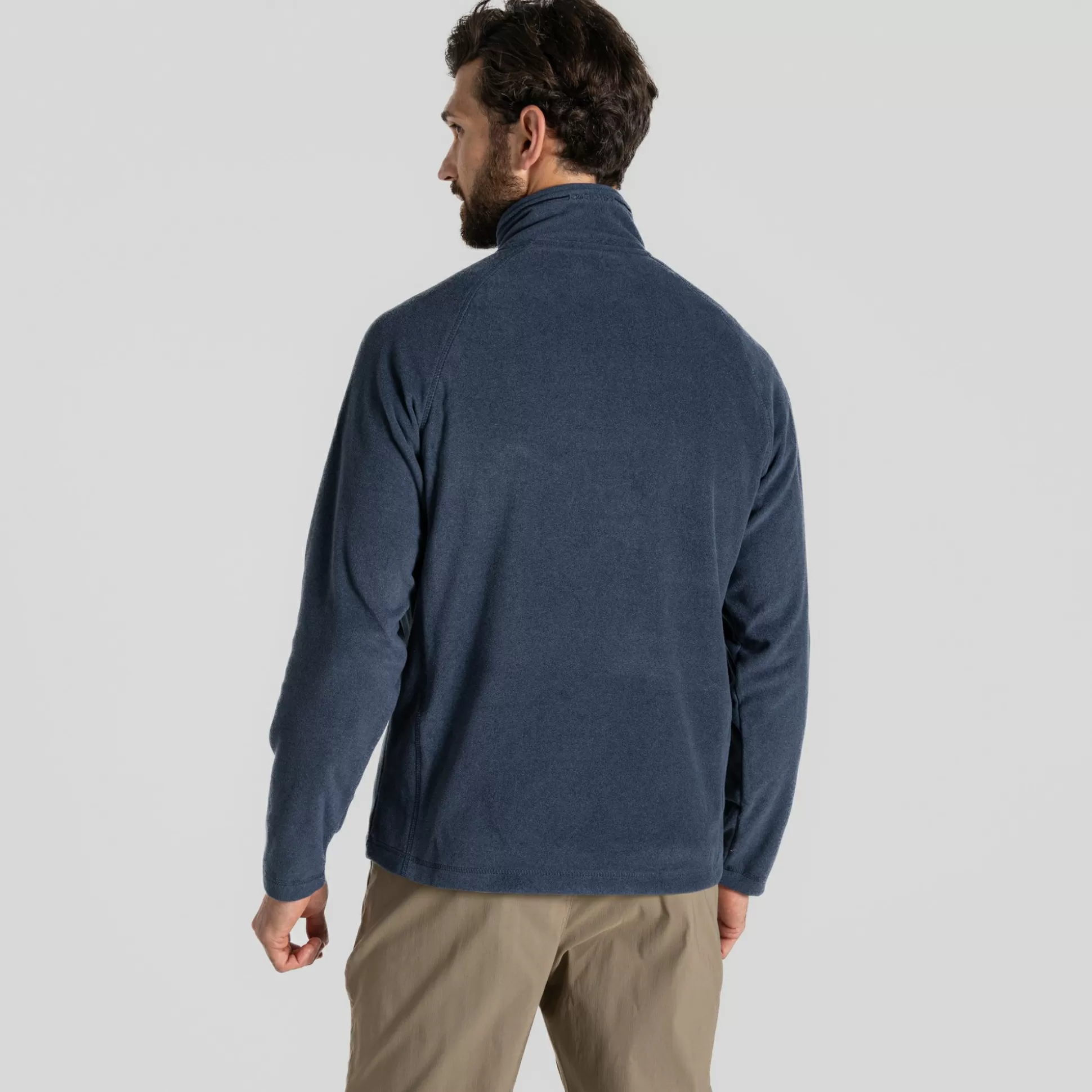 Craghoppers Men'S Corey Half Zip Fleece - Blue Navy Marl<Mens Half Zip Fleece