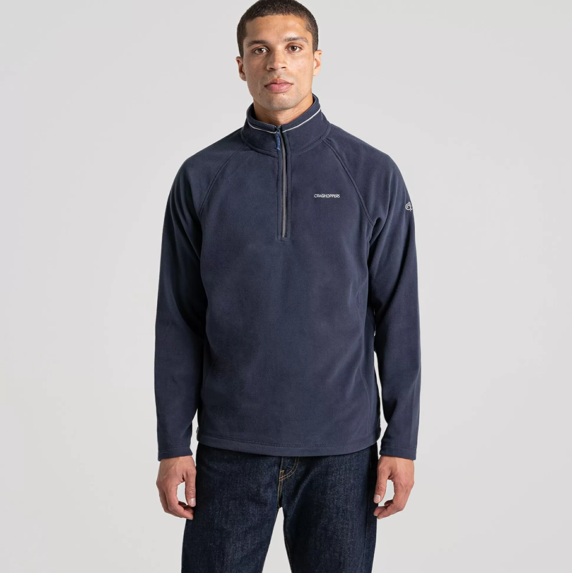 Craghoppers Men'S Corey Half Zip Fleece - Dark Navy / Blue Navy Marl<Mens Half Zip Fleece