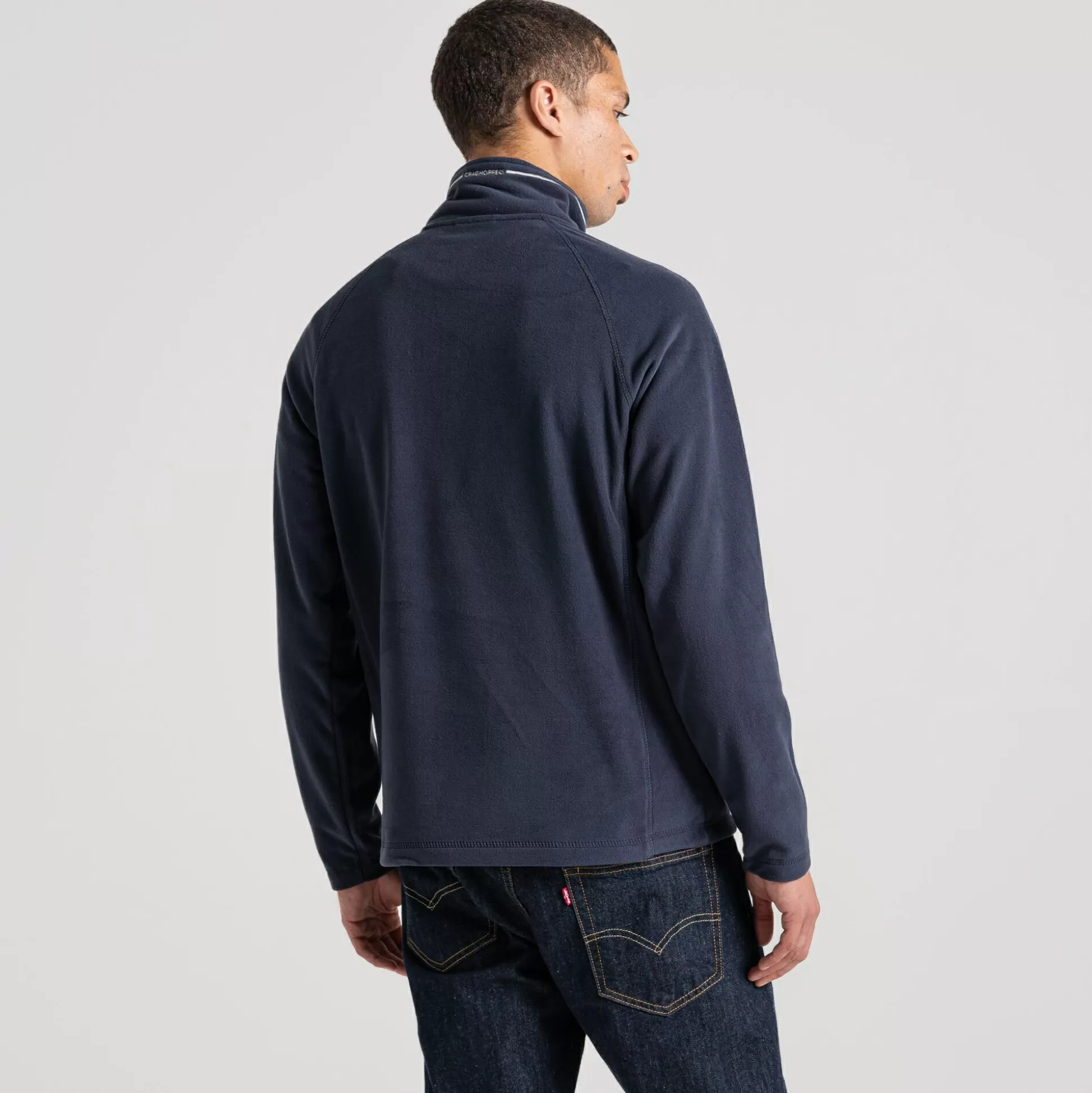 Craghoppers Men'S Corey Half Zip Fleece - Dark Navy / Blue Navy Marl<Mens Half Zip Fleece