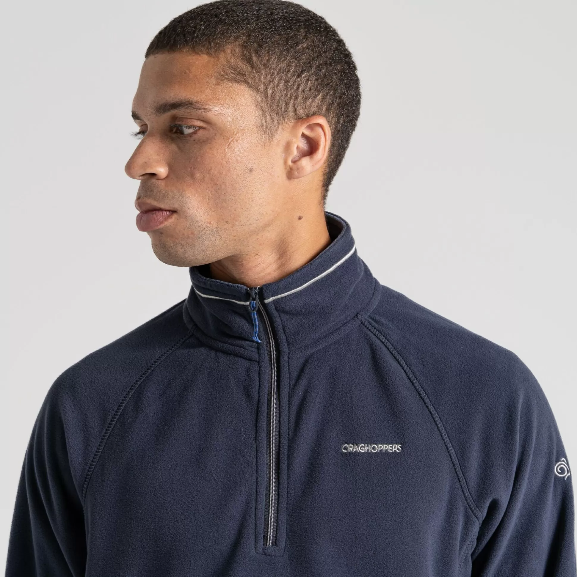 Craghoppers Men'S Corey Half Zip Fleece - Dark Navy / Blue Navy Marl<Mens Half Zip Fleece