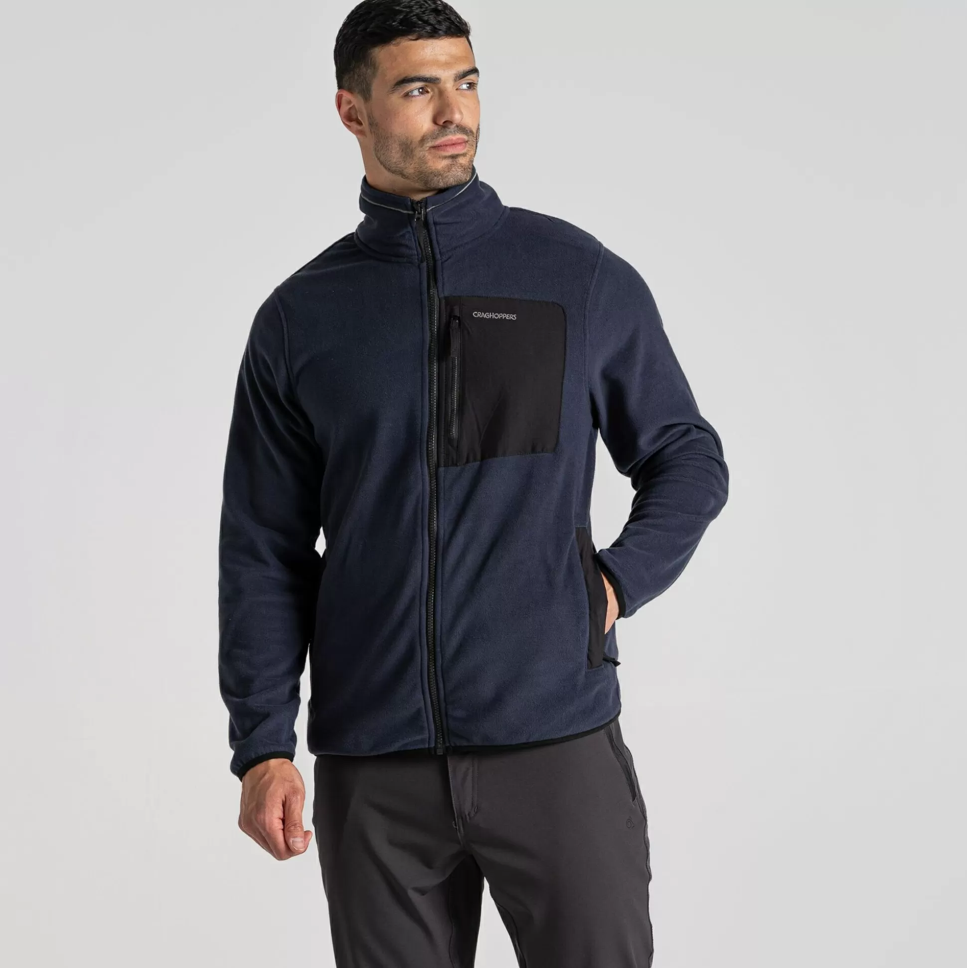 Craghoppers Men'S Corey Plus Full Zip Fleece - Dark Navy<Mens Full Zip Fleece