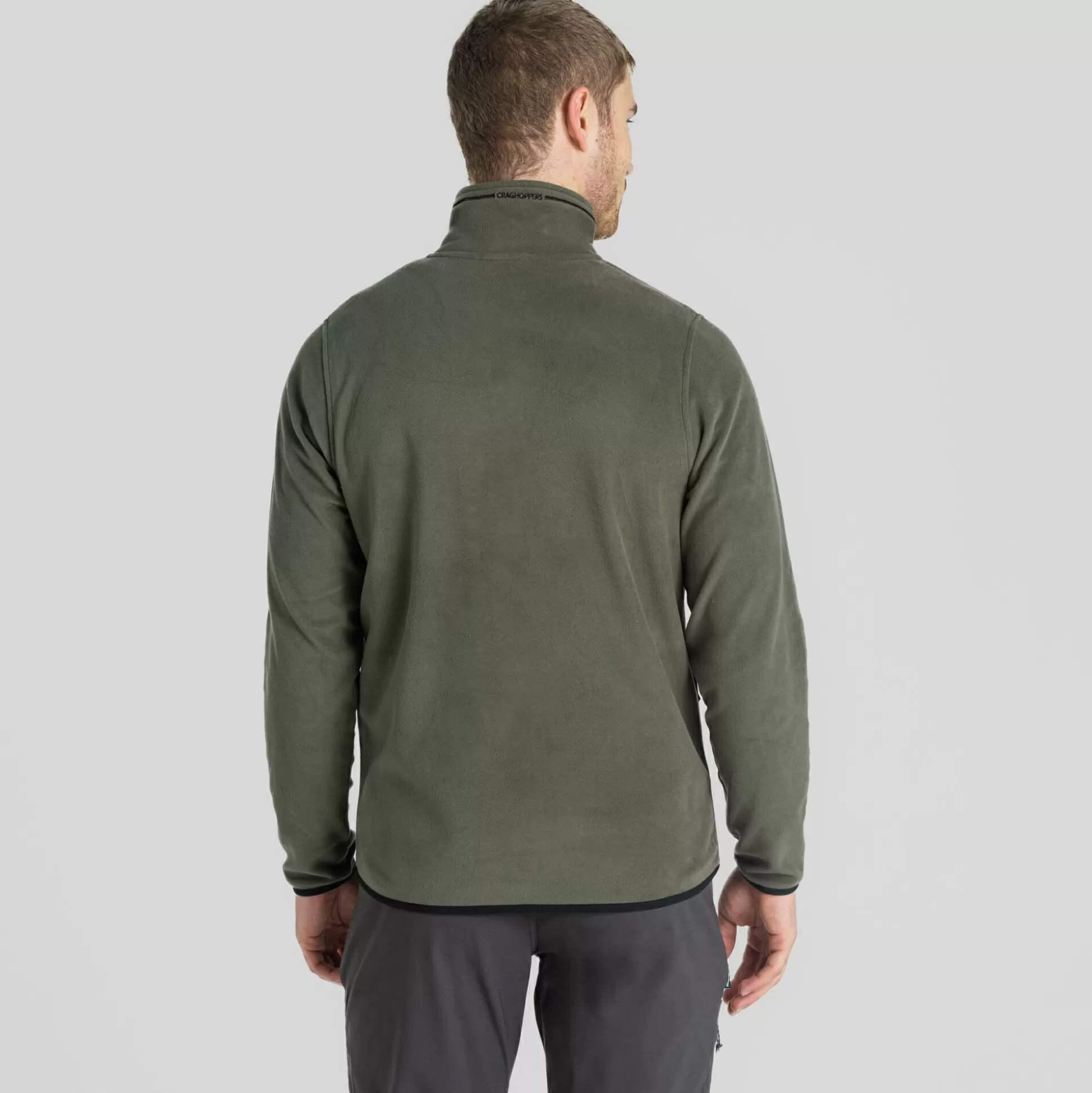 Craghoppers Men'S Corey Plus Full Zip Fleece - Woodland Green<Mens Full Zip Fleece