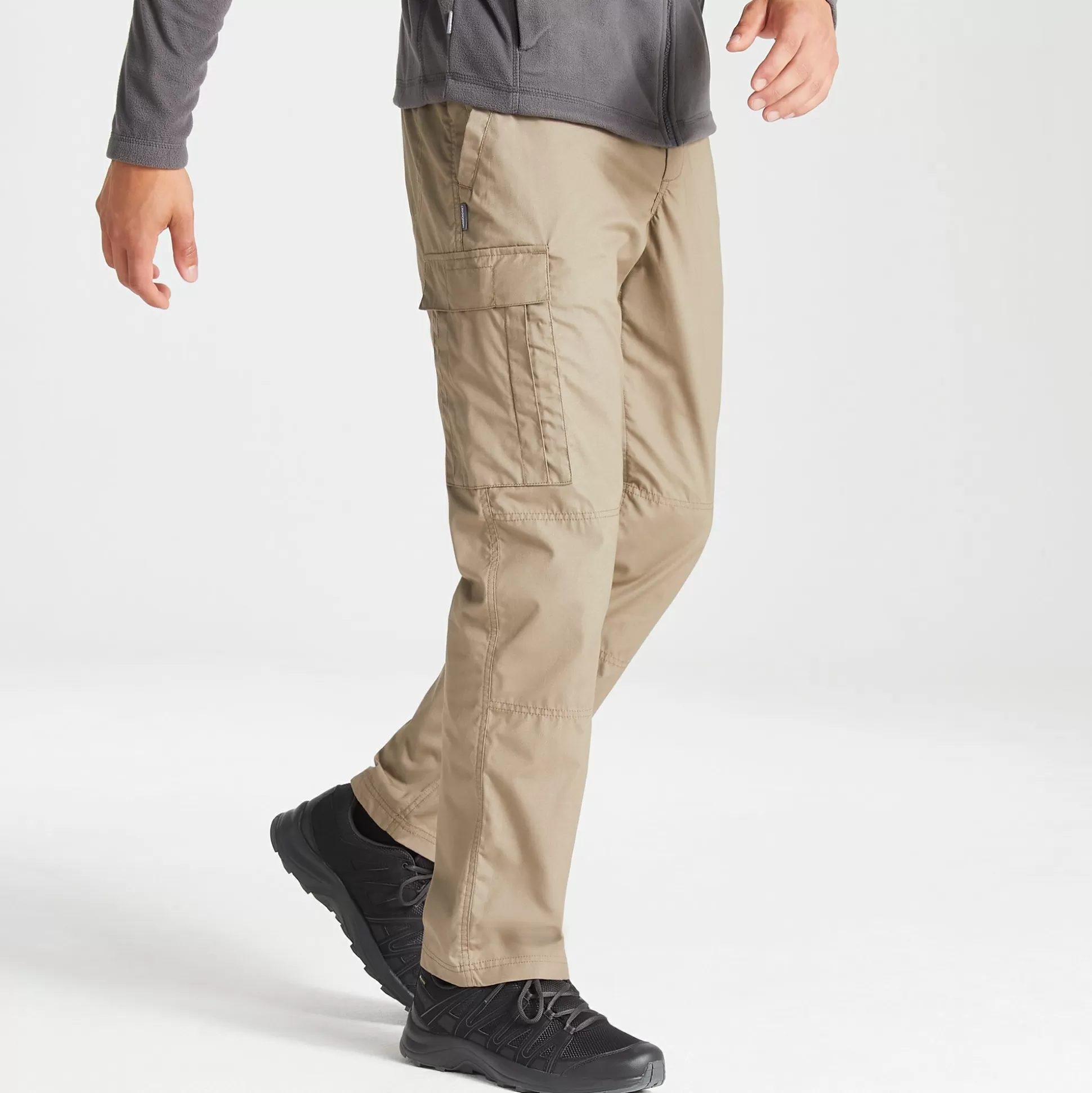 Craghoppers Men'S Expert Kiwi Tailored Trousers - Pebble<Mens Cargo Trousers | Walking Trousers