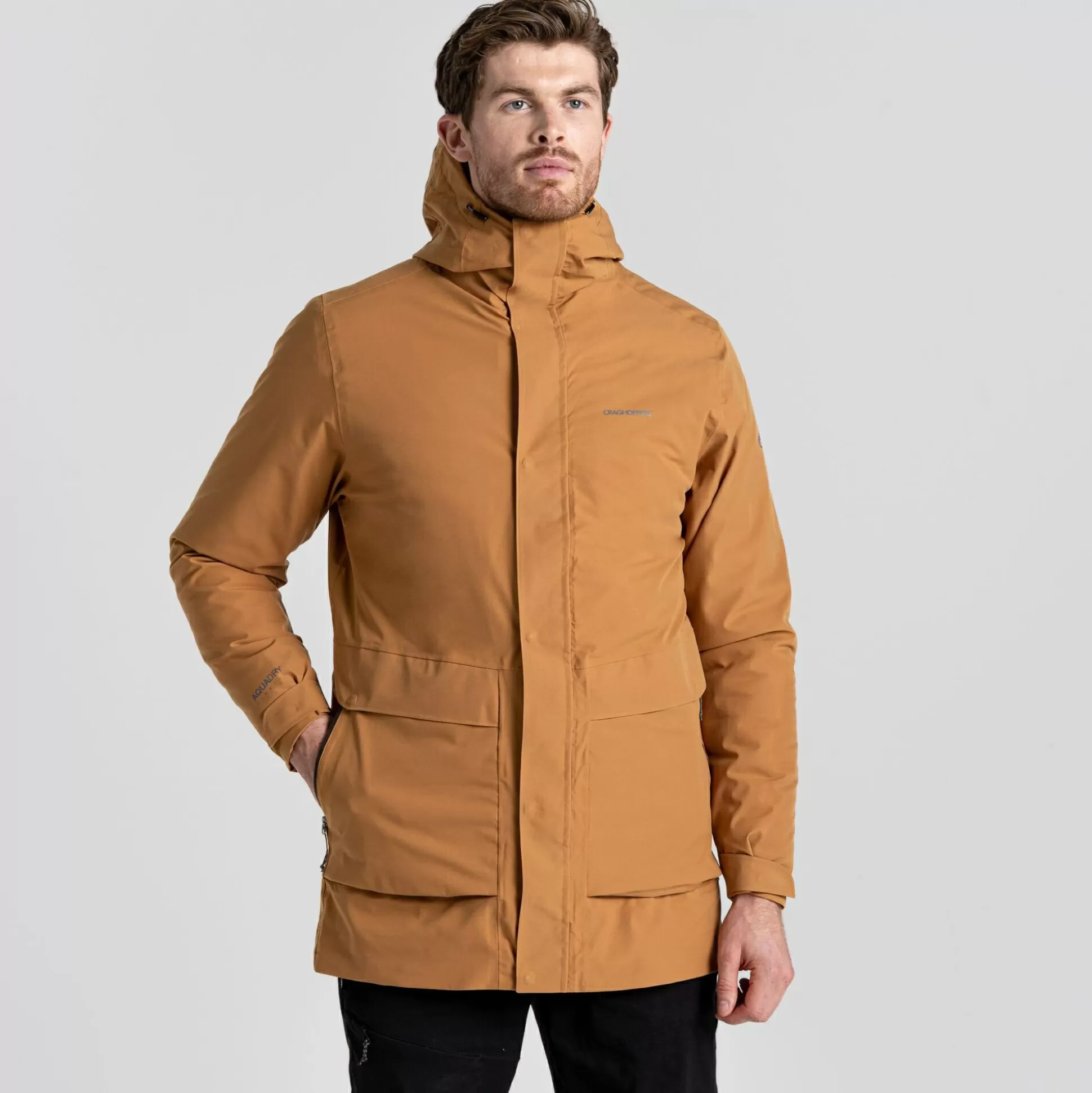 Craghoppers Men'S Lorton Pro 3 In 1 Jacket - Taupe / Balsam Green<Mens 3 in 1 Jackets