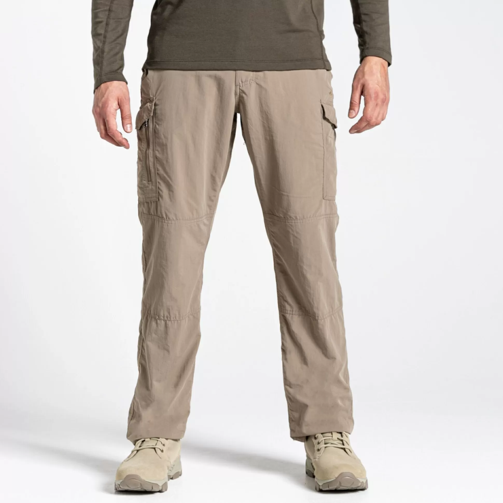 Craghoppers Men'S Nosilife Cargo Ii Trousers - Pebble<Mens Cargo Trousers | Walking Trousers