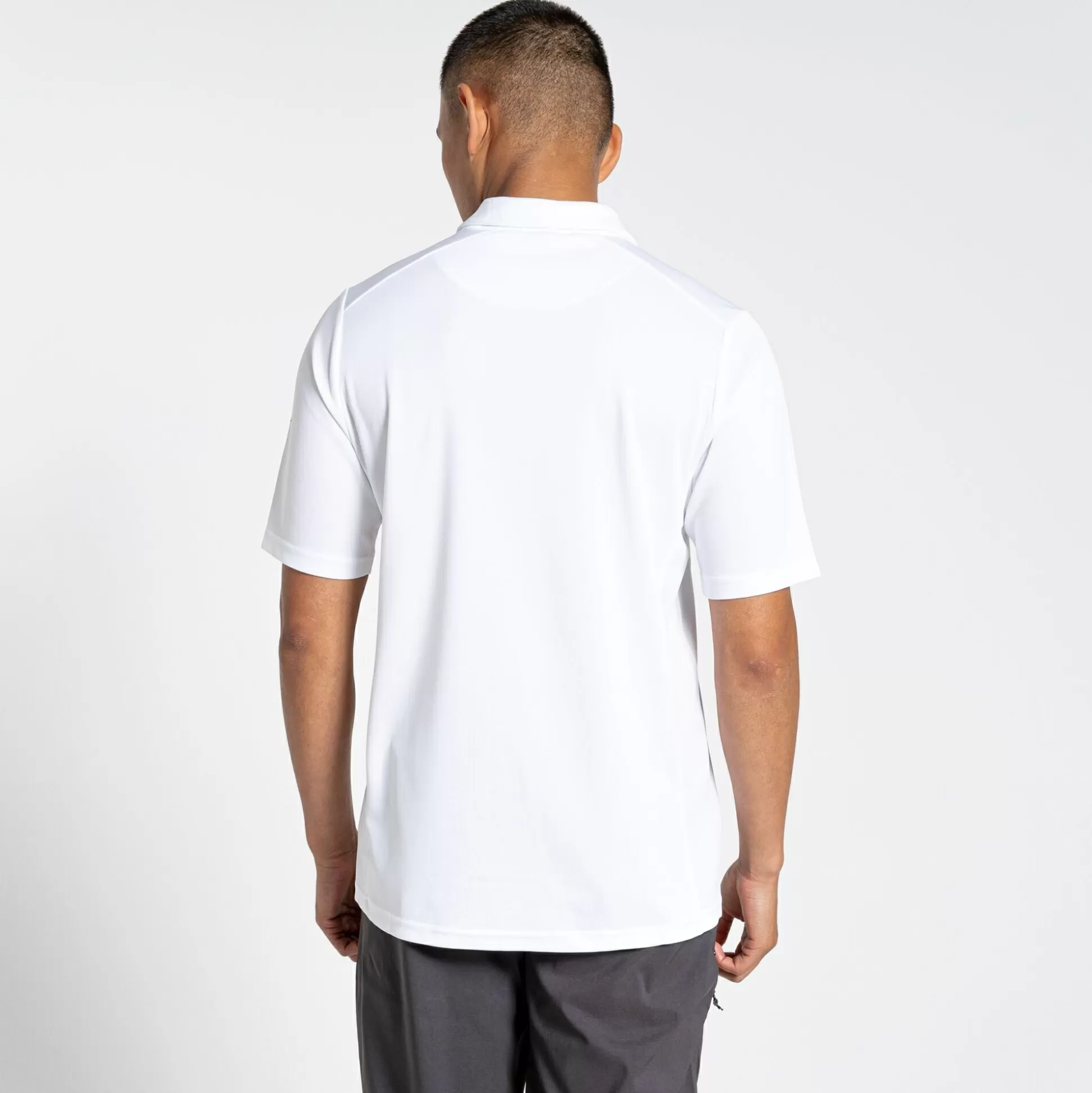 Craghoppers Men'S Nosilife Pro Active Short Sleeved Polo - Optic White<Mens Short Sleeve