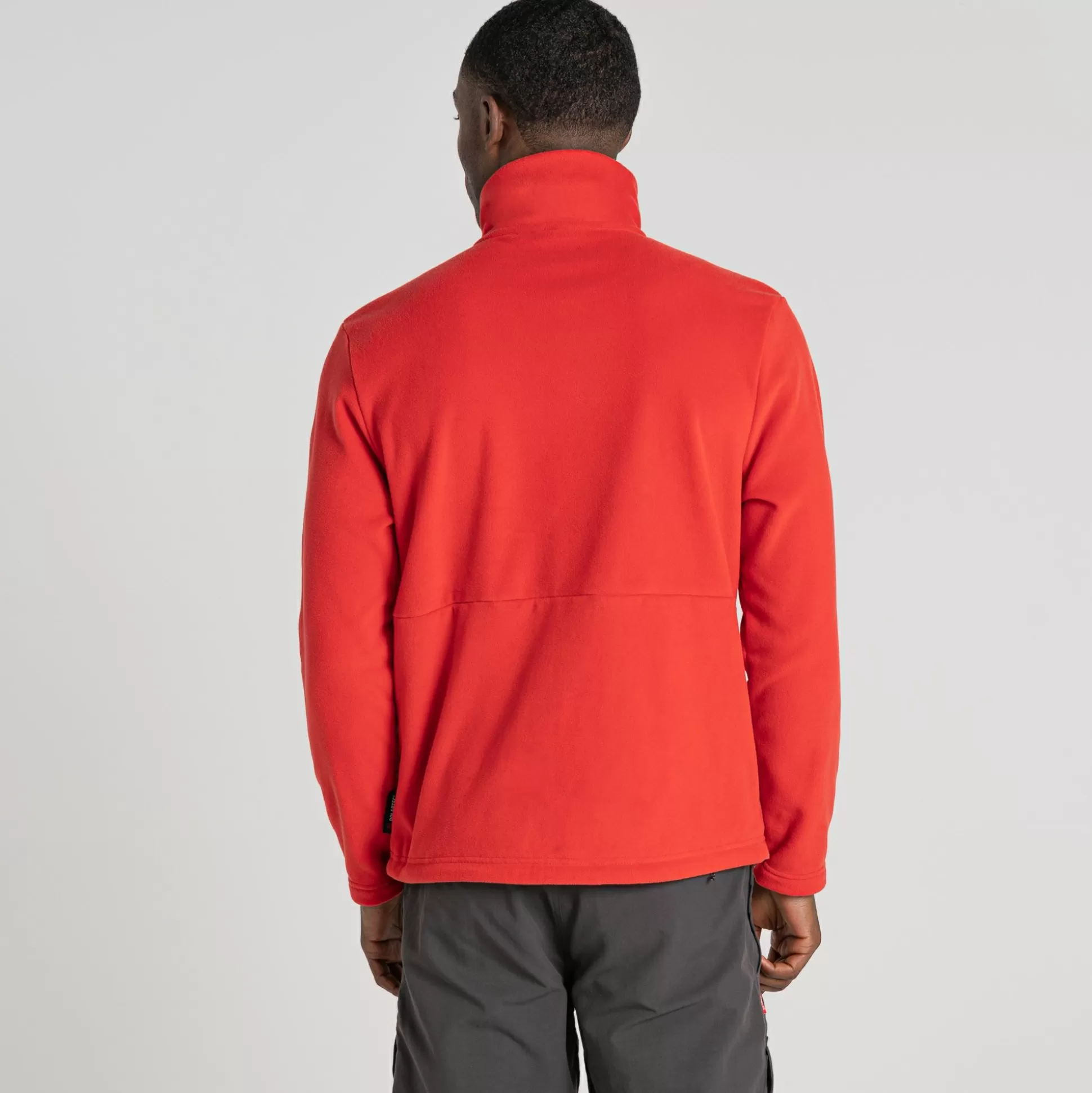 Craghoppers Men'S Polartec Argo Half Zip Fleece - Chili Red / Dark Aegean Blue<Mens Half Zip Fleece