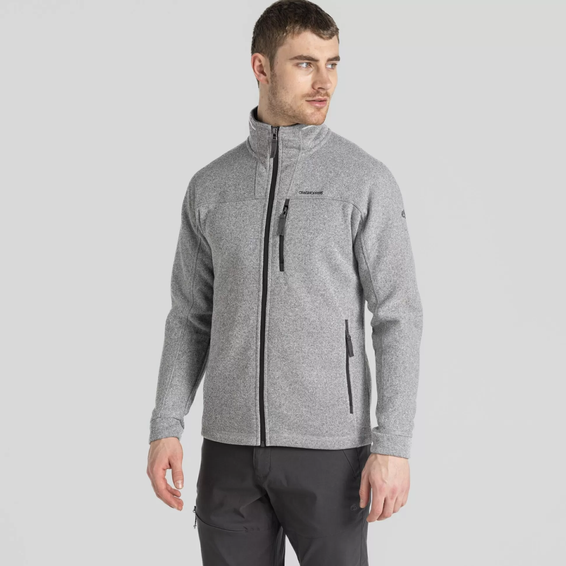 Craghoppers Men'S Torney Ii Full Zip Fleece - Dove Grey Marl<Mens Full Zip Fleece