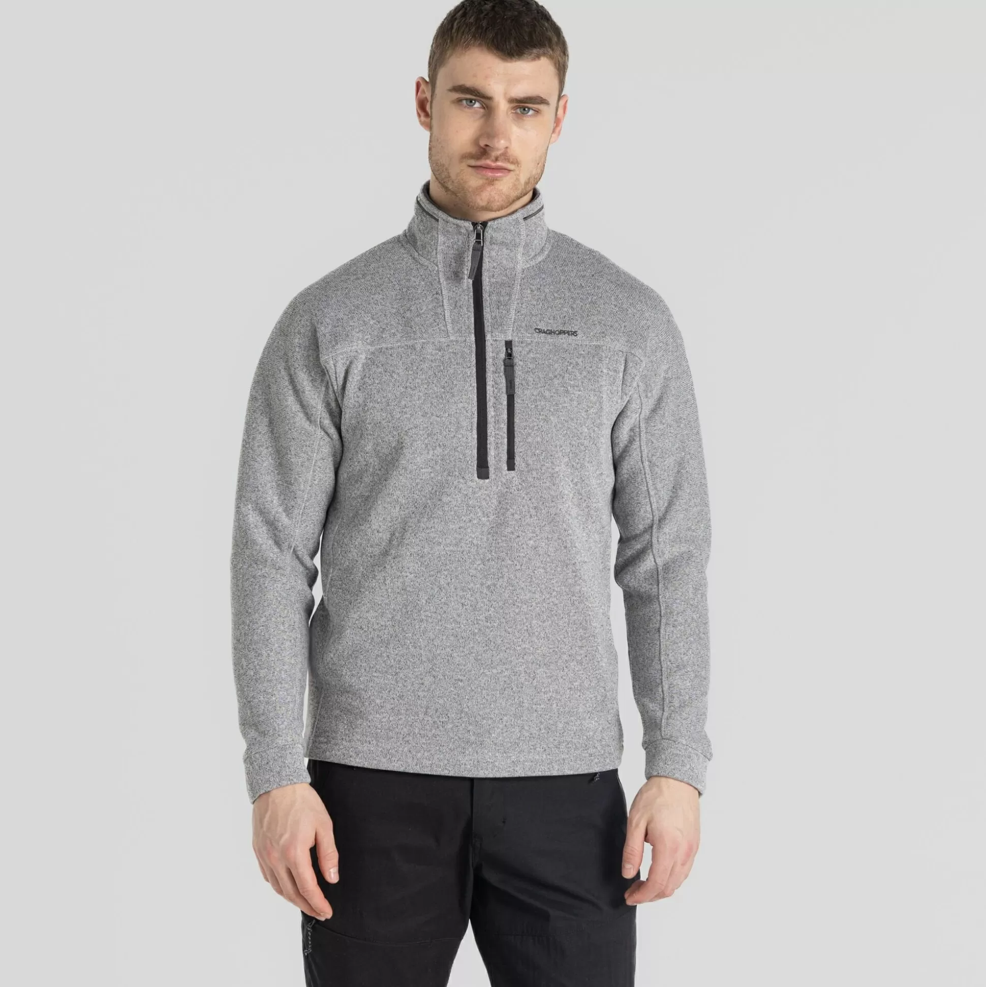 Craghoppers Men'S Torney Ii Half Zip Fleece - Dove Grey Marl<Mens Half Zip Fleece
