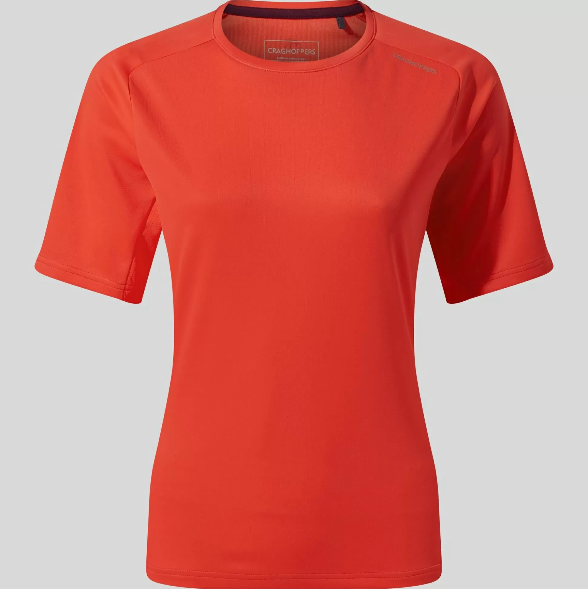 Craghoppers Women'S Dynamic Pro Short Sleeve T-Shirt - Rose Coral<Womens Short Sleeve