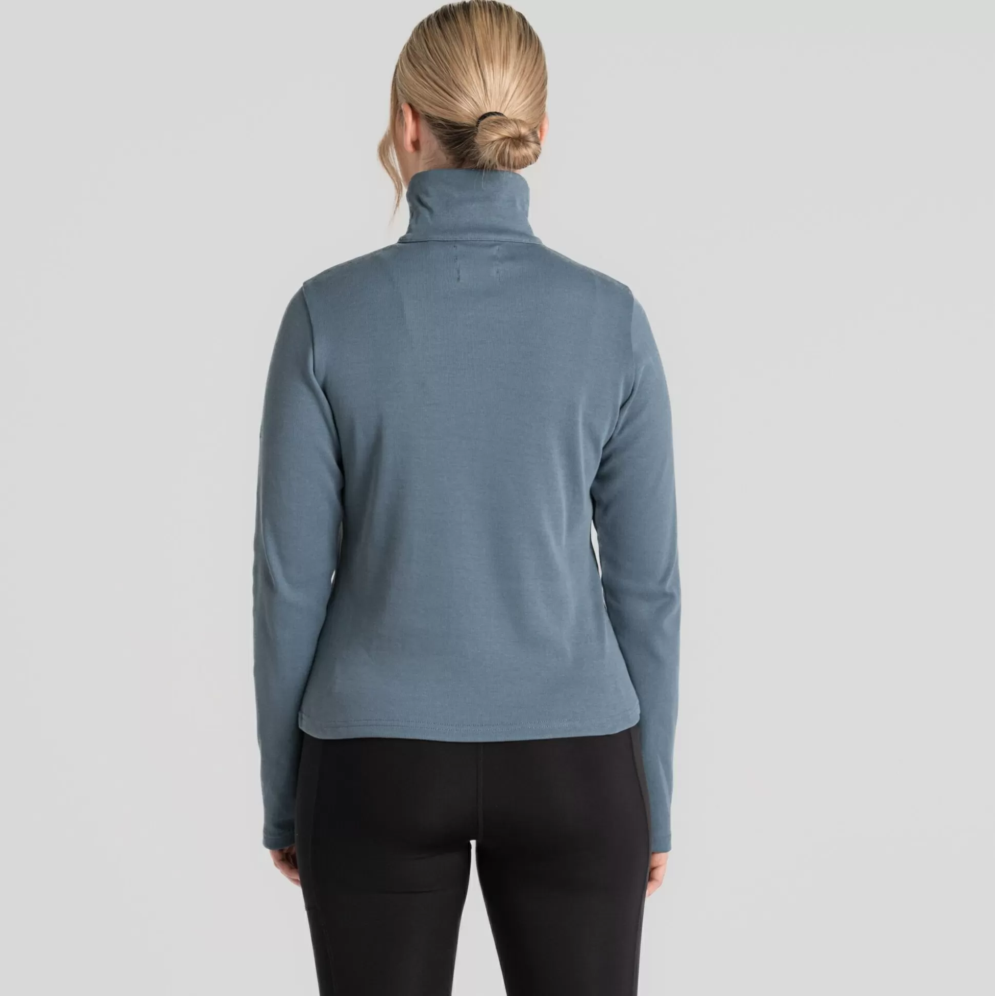 Craghoppers Women'S Orlaith Half Zip Long Sleeved Top - Winter Sky<Womens Long Sleeve